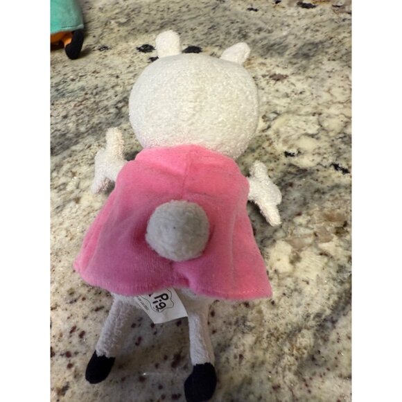 Lot of 2 Peppa Pig Suzy sheep talking plush Peppa pig candy cat Meows 2003 works - Picture 11 of 16